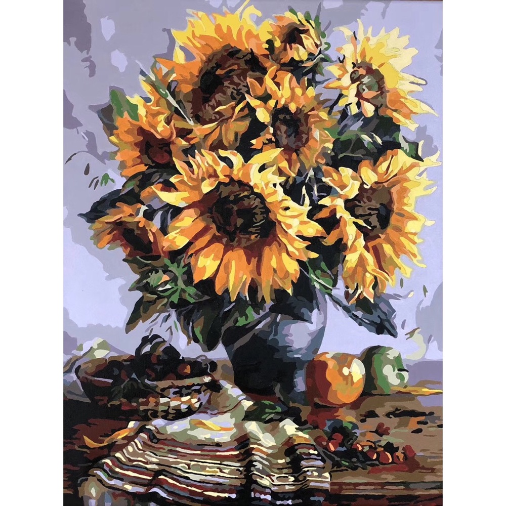 Completed Painting by number